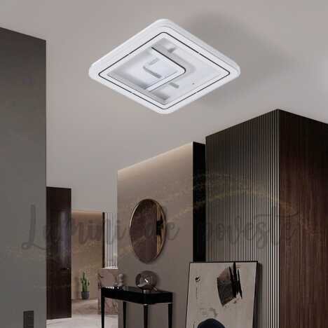 Aplica LED 72 W Twinkle Square, LED inclus, 3 surse de iluminare, Lumina: Cald, Natural, Rece, Echiv